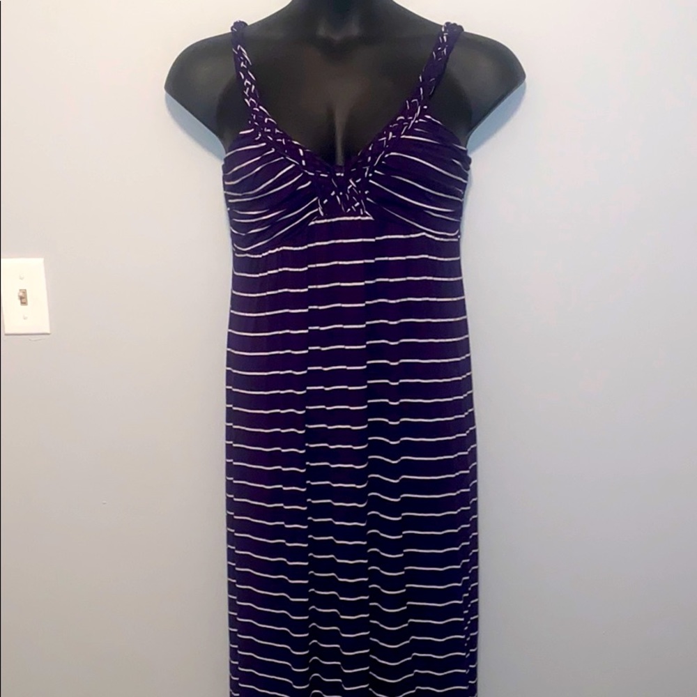 Striped maxi dress